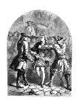 Mrs Skyring Welcoming the Young Pretender, 18th Century-TE Nicholson-Giclee Print
