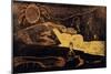 Te Po. La Grande Nuit (From the Series Noa No), 1893-1894-Paul Gauguin-Mounted Giclee Print