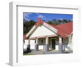 Te Poho O Rawiri Marae Meeting House, Gisborne, Eastland District, North Island, New Zealand, Pacif-Richard Cummins-Framed Photographic Print