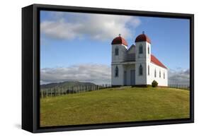 Te Puke Marae Maori Church, Raetihi, North Island, New Zealand, Pacific-Stuart-Framed Stretched Canvas