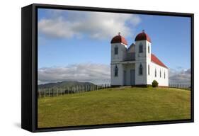 Te Puke Marae Maori Church, Raetihi, North Island, New Zealand, Pacific-Stuart-Framed Stretched Canvas