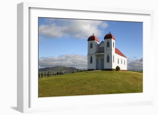 Te Puke Marae Maori Church, Raetihi, North Island, New Zealand, Pacific-Stuart-Framed Photographic Print