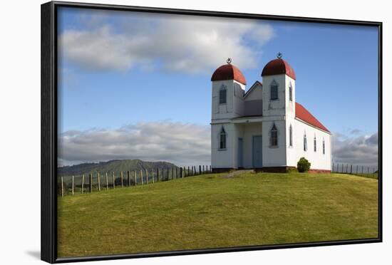 Te Puke Marae Maori Church, Raetihi, North Island, New Zealand, Pacific-Stuart-Framed Photographic Print