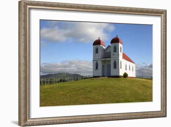 Te Puke Marae Maori Church, Raetihi, North Island, New Zealand, Pacific-Stuart-Framed Photographic Print