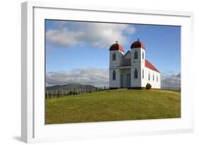 Te Puke Marae Maori Church, Raetihi, North Island, New Zealand, Pacific-Stuart-Framed Photographic Print