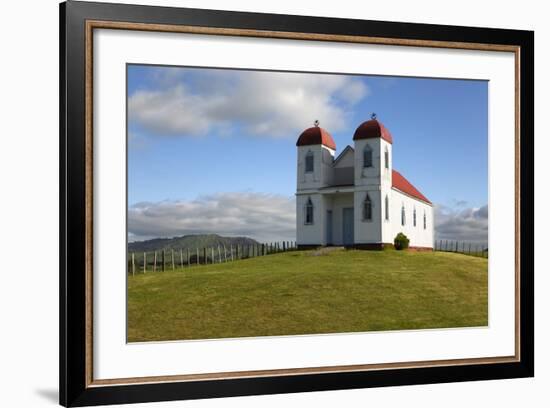 Te Puke Marae Maori Church, Raetihi, North Island, New Zealand, Pacific-Stuart-Framed Photographic Print