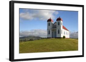 Te Puke Marae Maori Church, Raetihi, North Island, New Zealand, Pacific-Stuart-Framed Photographic Print