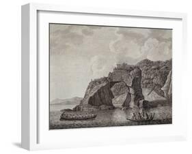 Te Puta-O-Paretauhinu or Sporing's Grotto at Mercury Bay,. New Zealand, 18th Century-null-Framed Giclee Print