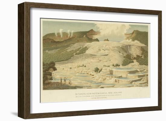 Te Tarata, Near Rotomahana, New Zealand-null-Framed Giclee Print