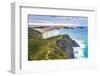 Te Werahi Beach at Sunrise, with Te Paki Coastal Track Path Visible, Cape Reinga-Matthew Williams-Ellis-Framed Photographic Print