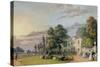 Tea at Englefield Green-Paul Sandby-Stretched Canvas