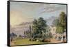 Tea at Englefield Green-Paul Sandby-Framed Stretched Canvas