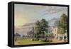 Tea at Englefield Green-Paul Sandby-Framed Stretched Canvas