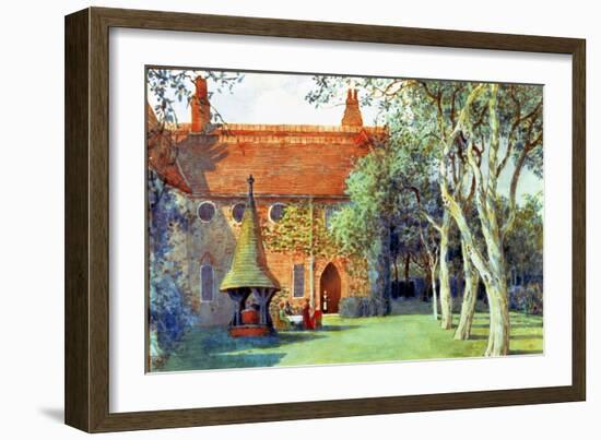 Tea at Red House, 1907-Walter Crane-Framed Giclee Print