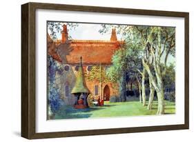 Tea at Red House, 1907-Walter Crane-Framed Giclee Print