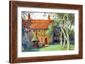 Tea at Red House, 1907-Walter Crane-Framed Giclee Print