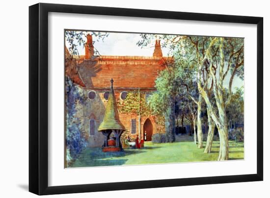 Tea at Red House, 1907-Walter Crane-Framed Giclee Print