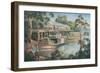 Tea Break - Echuca-John Bradley-Framed Giclee Print