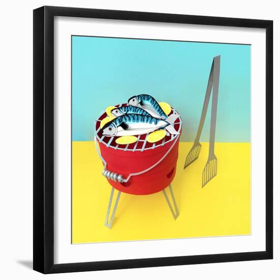 Tea by the Sea, 2016-Isobel Barber-Framed Photographic Print