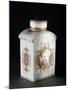 Tea Caddy with Saxon Decorations-null-Mounted Giclee Print