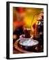 Tea Carrier, Yeni Halier Market, Turkey-Walter Bibikow-Framed Premium Photographic Print