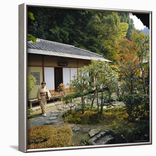 Tea Ceremony House, Nanzen-Ji Temple, Rinzai Zen Garden, Kyoto, Japan-Christopher Rennie-Framed Photographic Print