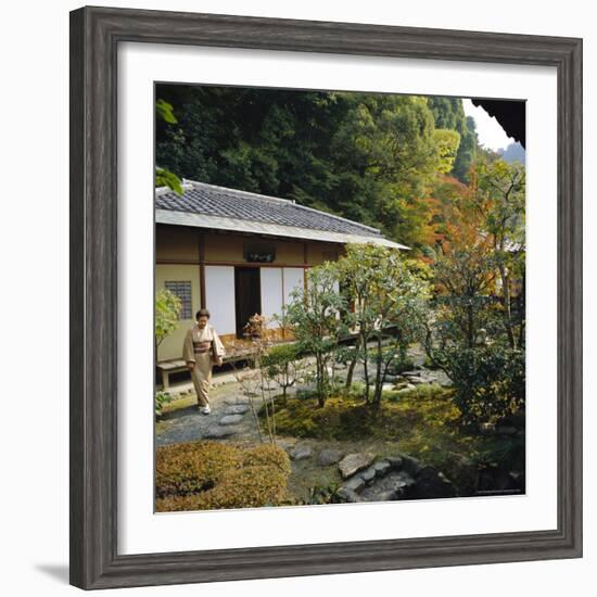 Tea Ceremony House, Nanzen-Ji Temple, Rinzai Zen Garden, Kyoto, Japan-Christopher Rennie-Framed Photographic Print