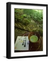 Tea Ceremony in Bamboo Forest, Kamakura City, Kanagawa Prefecture, Japan, Asia-Christian Kober-Framed Photographic Print