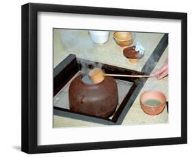 Tea Ceremony, Kyoto, Japan-Shin Terada-Framed Photographic Print