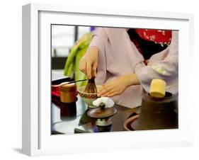 Tea Ceremony, Kyoto, Japan-Shin Terada-Framed Photographic Print