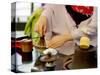 Tea Ceremony, Kyoto, Japan-Shin Terada-Stretched Canvas