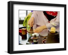 Tea Ceremony, Kyoto, Japan-Shin Terada-Framed Photographic Print