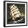 Tea Clipper-English School-Framed Giclee Print