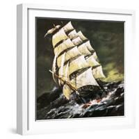 Tea Clipper-English School-Framed Giclee Print