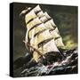 Tea Clipper-English School-Stretched Canvas