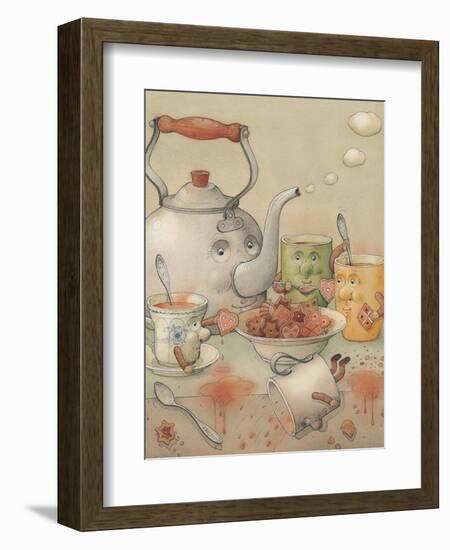 Tea Club, 2003-Kestutis Kasparavicius-Framed Giclee Print