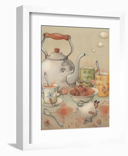 Tea Club, 2003-Kestutis Kasparavicius-Framed Giclee Print