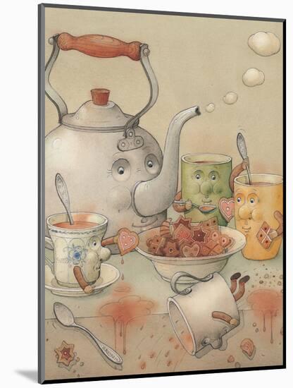 Tea Club, 2003-Kestutis Kasparavicius-Mounted Giclee Print