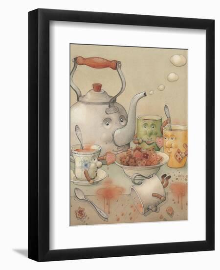 Tea Club, 2003-Kestutis Kasparavicius-Framed Premium Giclee Print