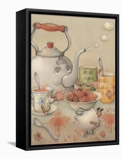 Tea Club, 2003-Kestutis Kasparavicius-Framed Stretched Canvas