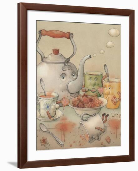 Tea Club, 2003-Kestutis Kasparavicius-Framed Giclee Print