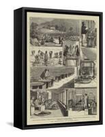 Tea Cultivation in British India-null-Framed Stretched Canvas