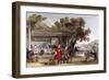 Tea Culture Preparation-Thomas Allom-Framed Premium Giclee Print