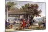 Tea Culture Preparation-Thomas Allom-Mounted Premium Giclee Print