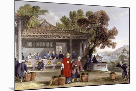 Tea Culture Preparation-Thomas Allom-Mounted Art Print