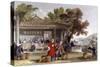 Tea Culture Preparation-Thomas Allom-Stretched Canvas