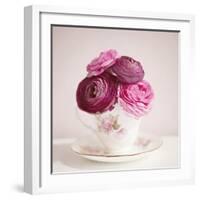 Tea Cup Posies-Susannah Tucker-Framed Art Print