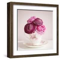 Tea Cup Posies-Susannah Tucker-Framed Art Print