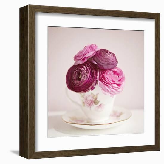 Tea Cup Posies-Susannah Tucker-Framed Art Print