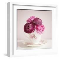 Tea Cup Posies-Susannah Tucker-Framed Art Print